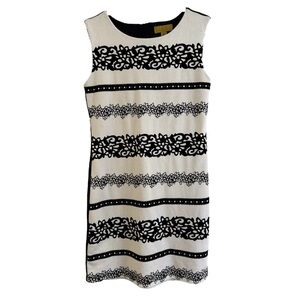 Nicole Miller Girls Black & White Sleeveless Dress Excellent Condition - Size L!